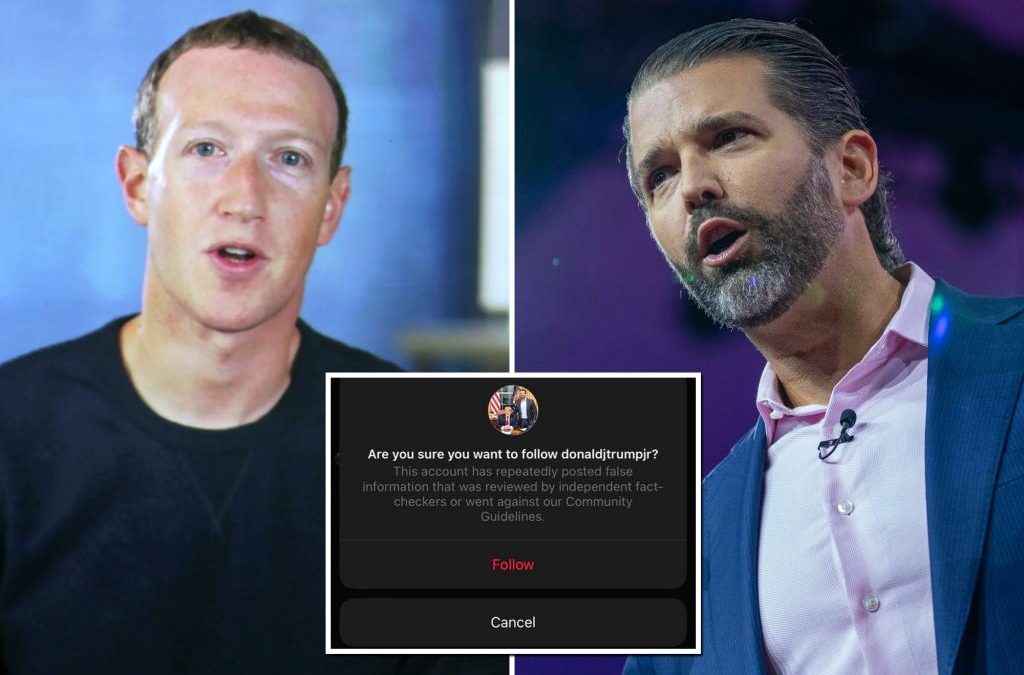 Mark Zuckerberg’s Threads backtracks ‘censoring’ Donald Trump Jr.