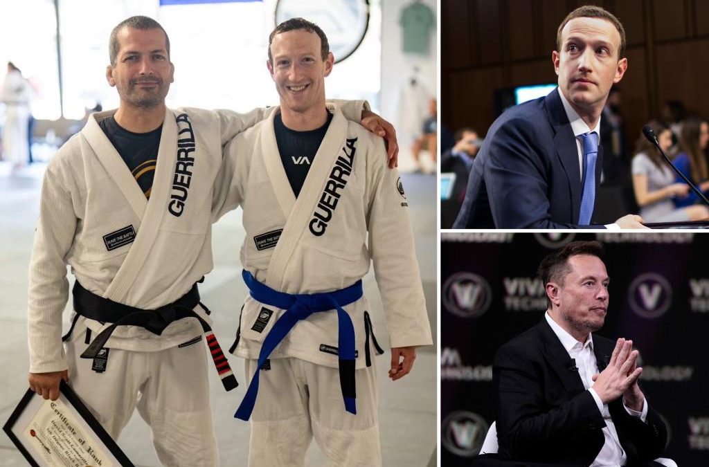 Mark Zuckerberg earns jiu-jitsu blue belt ahead of Elon Musk fight