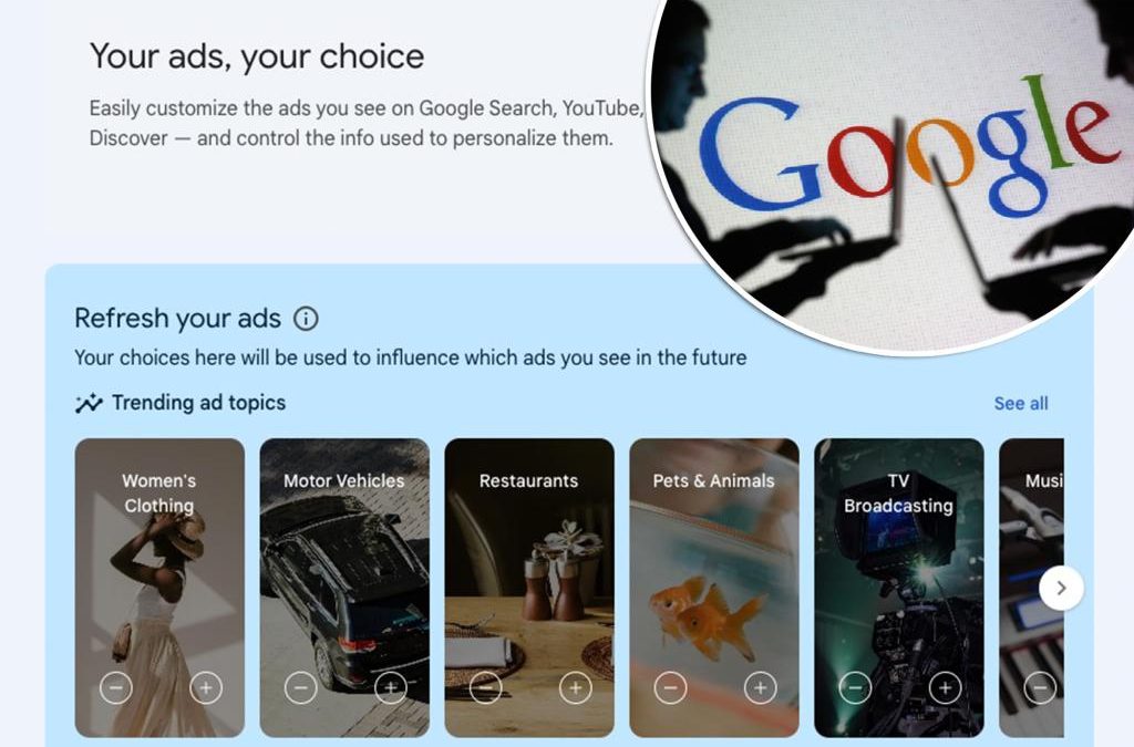 Website setting shows how Google stalks your every move — and targets you for ads