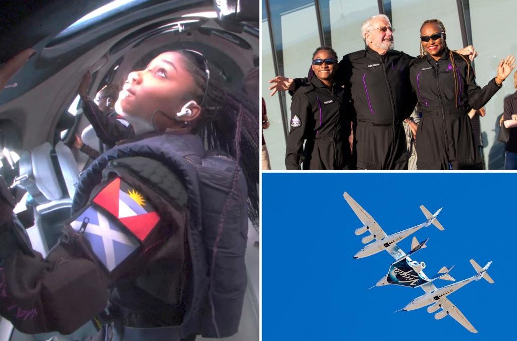 Richard Branson’s Virgin Galactic flies its first tourists to the edge of space