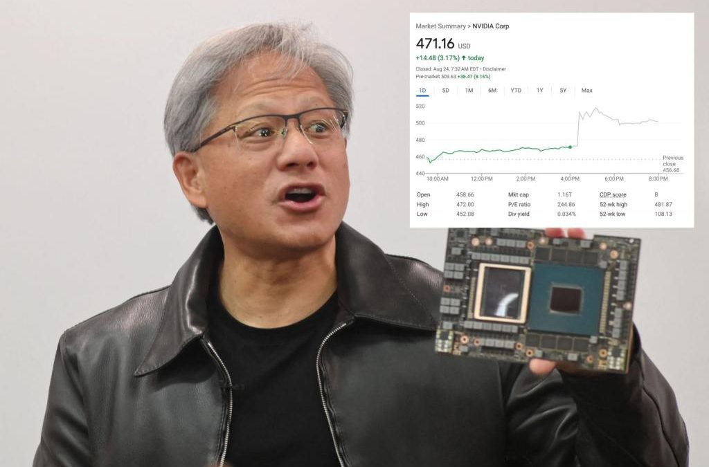 AI chip giant Nvidia’s profit surge makes CEO $4.2B richer overnight