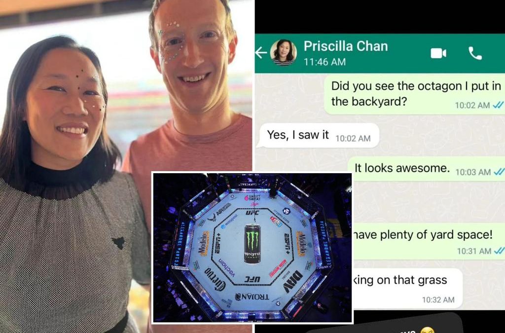 Mark Zuckerberg’s wife scolds him for building backyard octagon