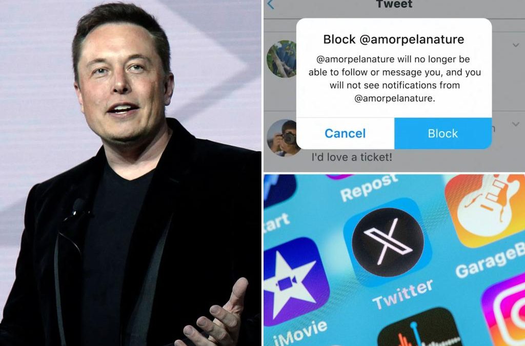 Elon Musk says X users will no longer be able to block unwanted followers