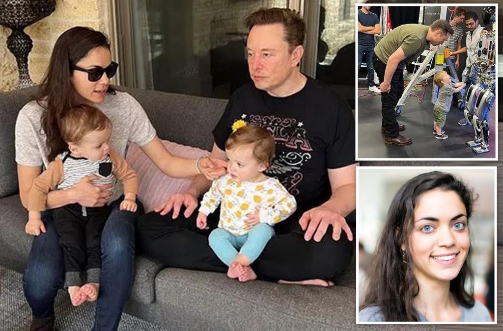 Elon Musk pictured for first time with Shivon Zilis and their twins