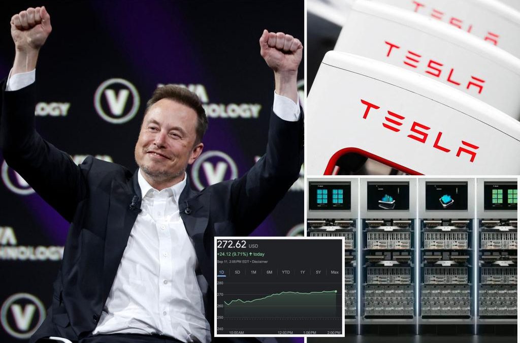 Tesla stock surges over 10% after Morgan Stanley upgrade