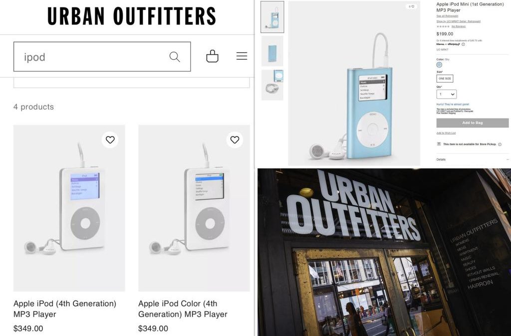 iPods selling as ‘vintage’ tech at Urban Outfitters hundreds of dollars