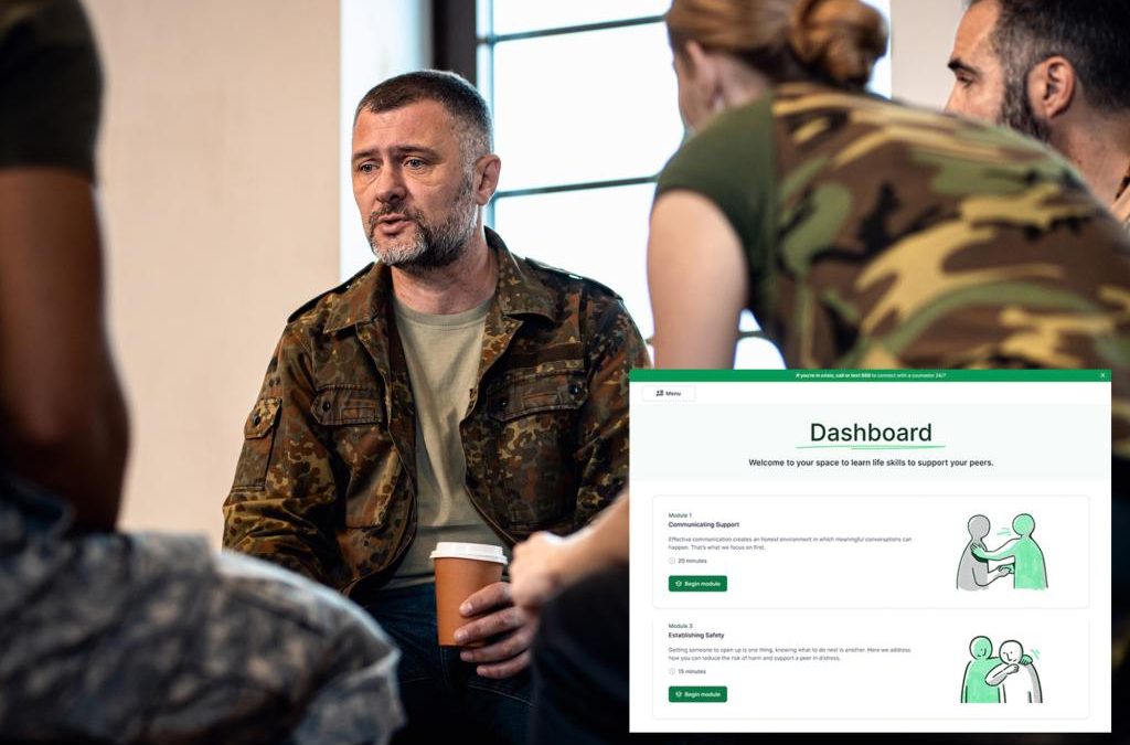 AI training simulates real conversations to help prevent veteran suicide