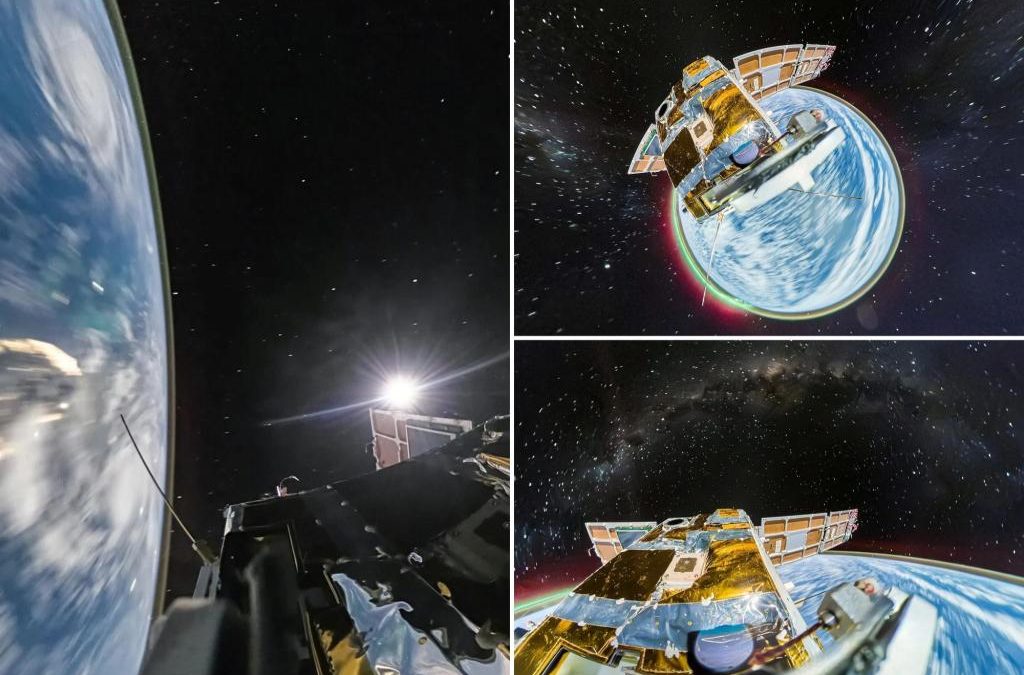 First 360-degree cameras in space capture incredible images of Earth