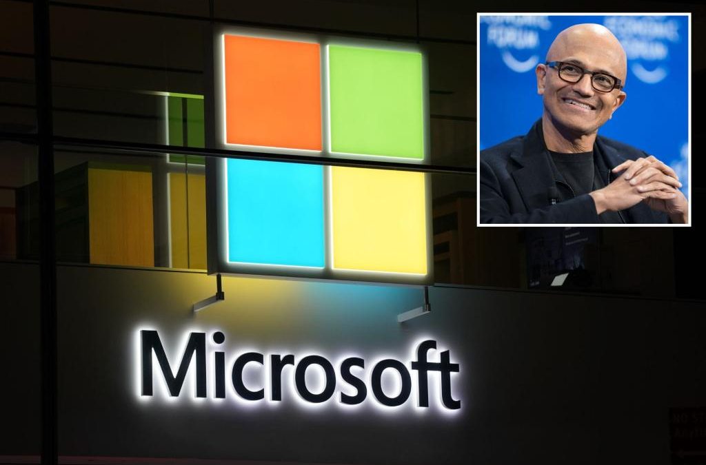 Microsoft hits $3T market value for first time as it chases Apple