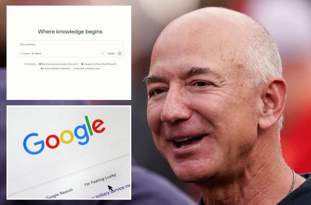 Jeff Bezos backs AI-powered startup working to rival Google