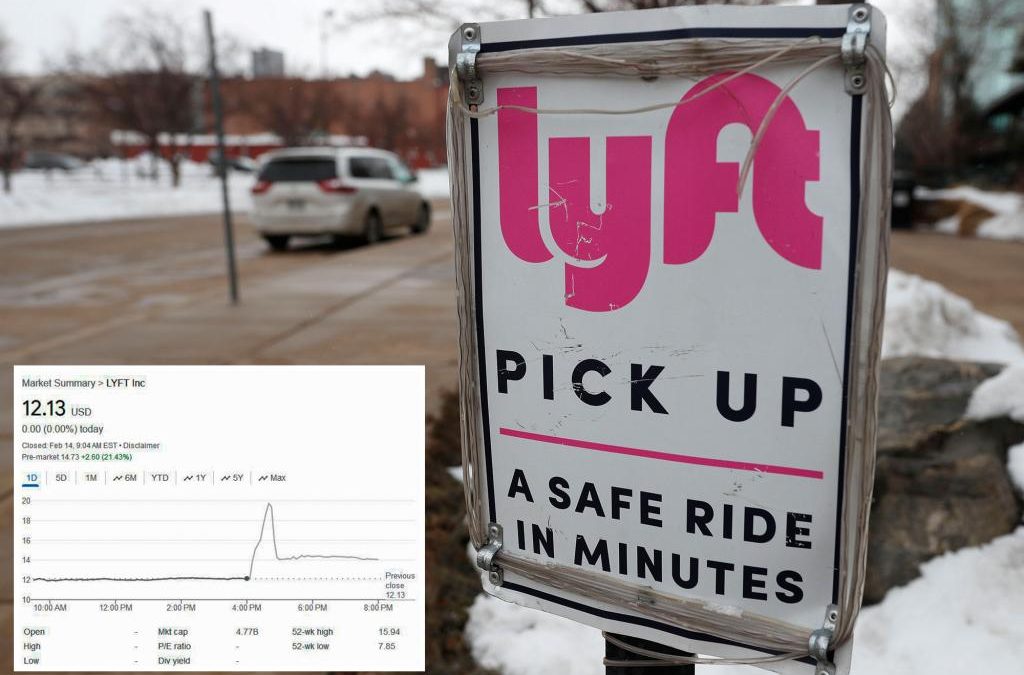 Typo in earnings report sends Lyft stock soaring by 67%