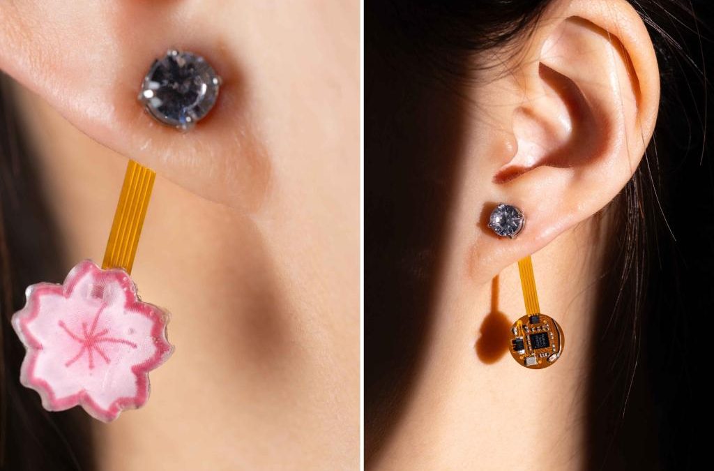 Bejeweled Bluetooth earrings make health trackers chic — here’s how they work