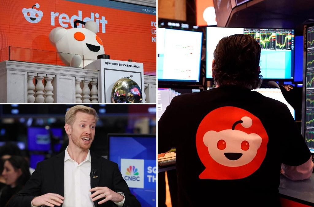 Reddit shares skyrocket 38% above IPO price, valuing company at nearly $9B