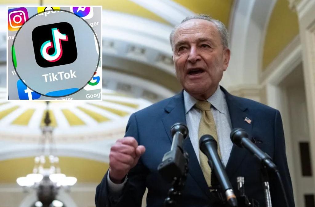 Chuck Schumer signals Senate will take up bill on TikTok ban