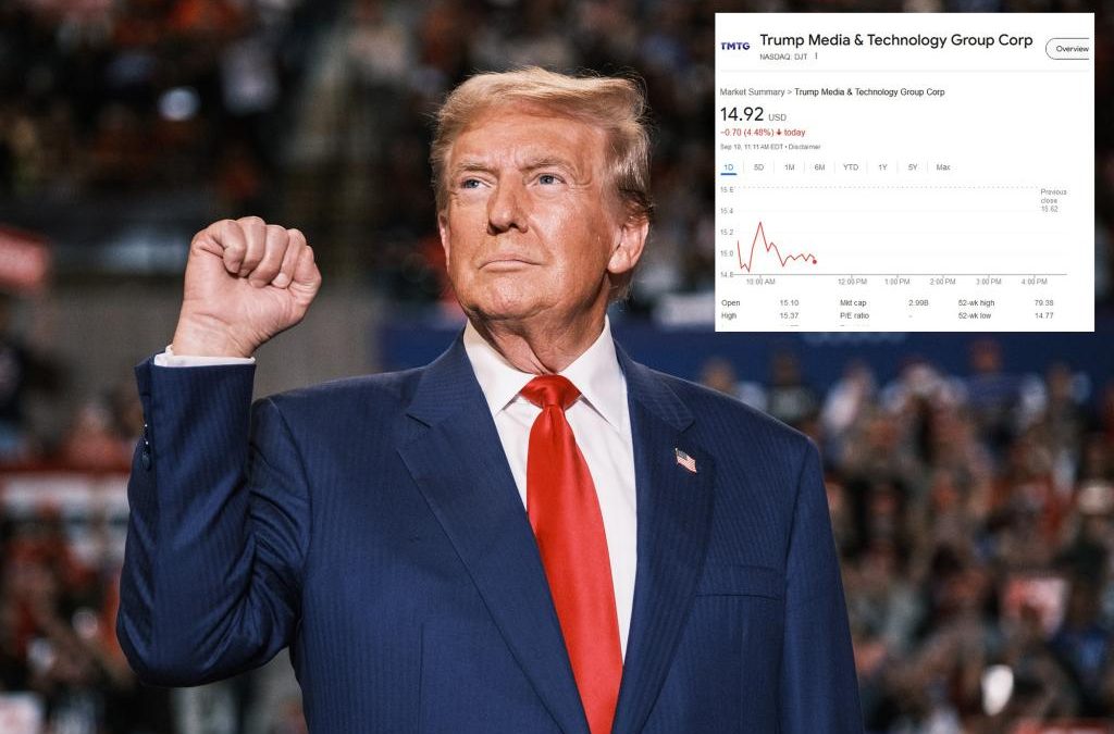 Trump Media stock dips just before lockup period expires