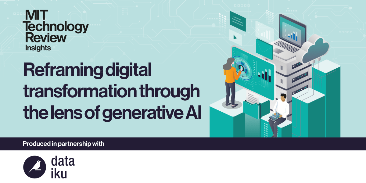 Reframing digital transformation through the lens of generative AI