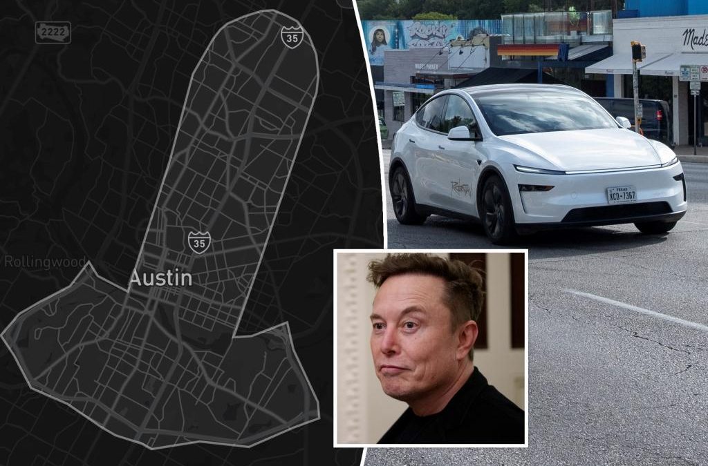 Elon Musk unveils penis-shaped map of Tesla Robotaxi expansion