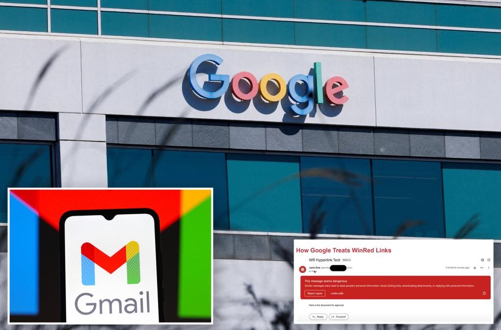 Google caught flagging GOP fundraiser emails as ‘suspicious’ –sending them directly to spam: memo