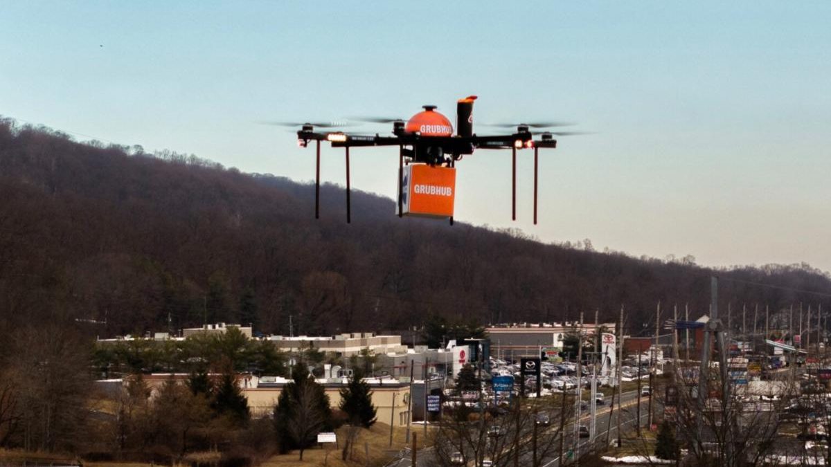 GrubHub launches drone delivery in New Jersey