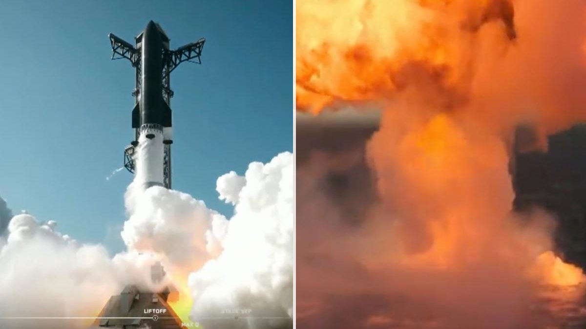 Successful SpaceX Starship 12 launch ends with spectacular fireball